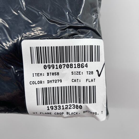 J.Crew Tall flare crop black jean in all-day stretch - Picture 2 of 4